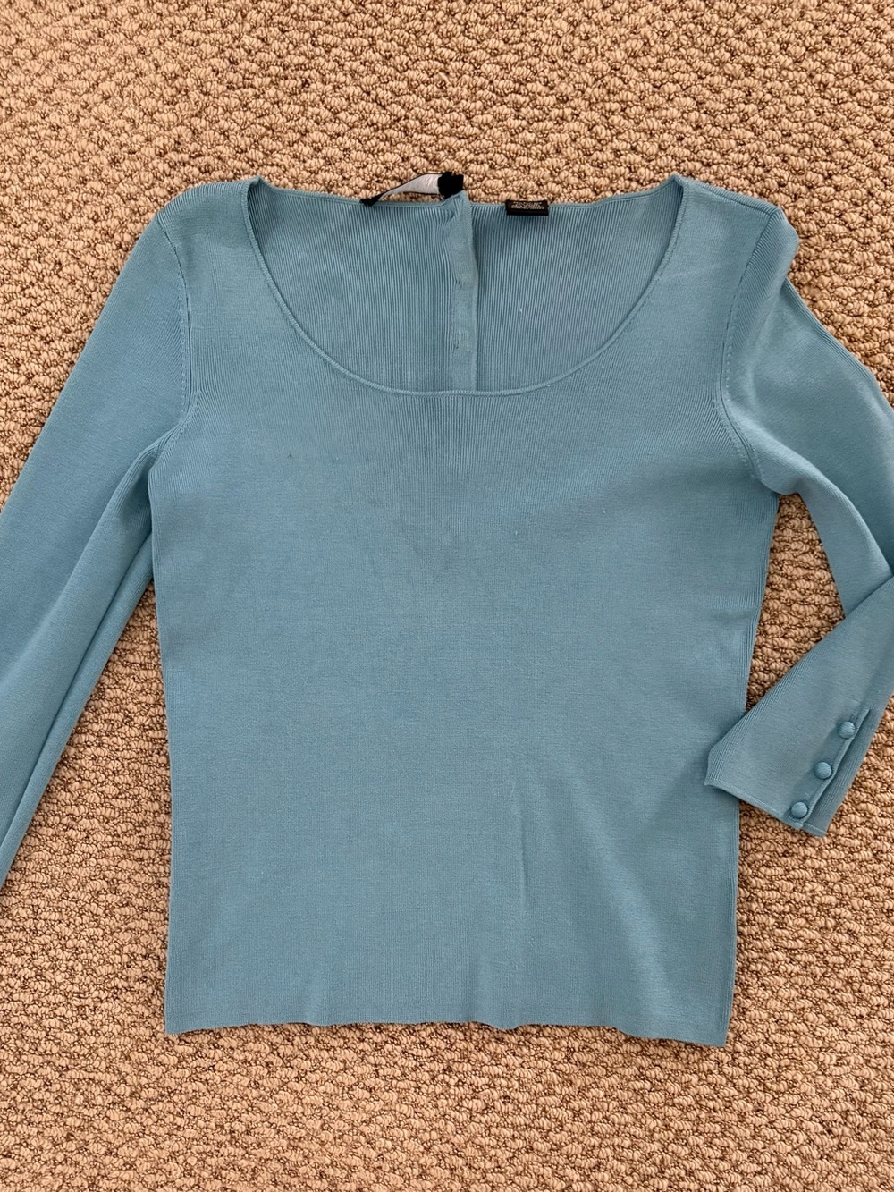 Dana Buchman Blue Women's Scoop Neck Sweater (small)